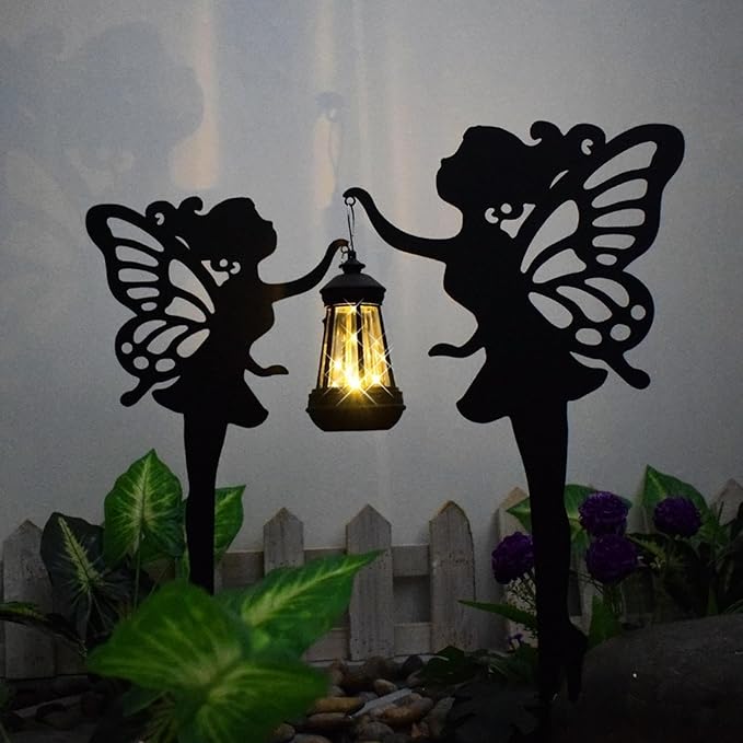 Garden Sticks – Solar Powered Lantern Figurines, Decoration for Garden, Back, Patio, Path, Lawn, Outdoor Decoration and Christmas