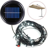 Yescom Solar String Light 40 LED Fit for 9 ft 8 Ribs Patio Offset Umbrella Outdoor Yard Party Wedding with Clips | Lumora