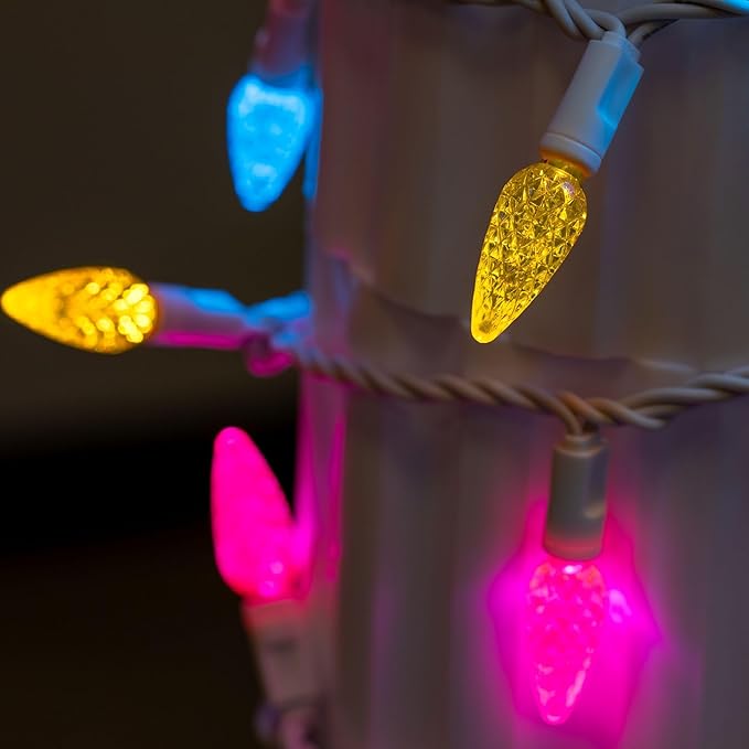 Novelty Lights 24FT 70 LED C6 Easter String Lights - Commercial Grade Outdoor Spring Tree Decorations | Lumora