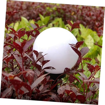 Veemoon 4pcs Solar Energy Lawn Lamp Round Ball Shape Plug in Garden Lamp No Electricity Required Solar Led Lights for Outdoor Use