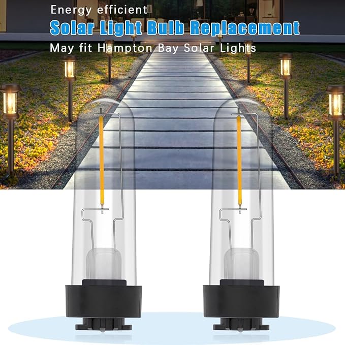 Solar Light Bulb Replacement May Fit Hampton Bay Solar Light 3V Warm White Solar Lightbulb Outdoor Indoor for Yard | Lumora