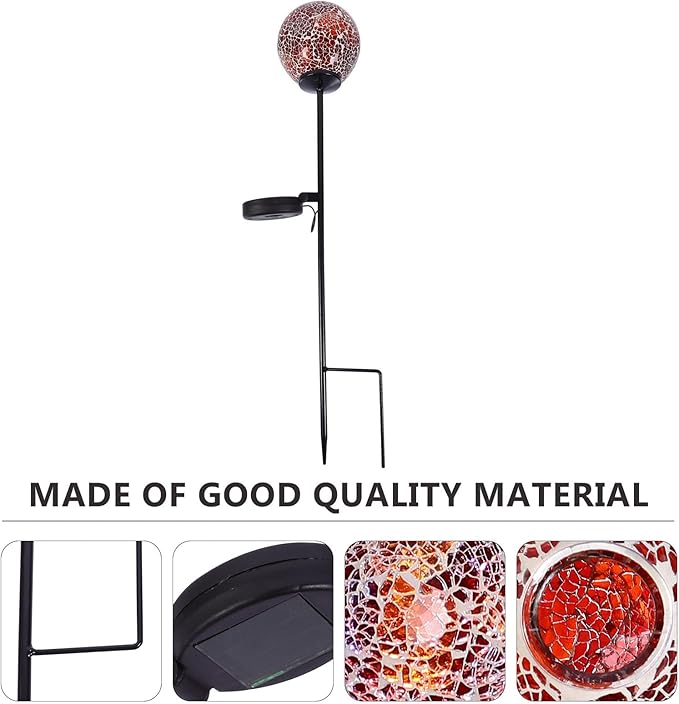 TOYANDONA Solar Lawn Lamp Waterproof Mosaic Solar Garden Light Outdoor Landscape Yard Path Light for Patio Decoration
