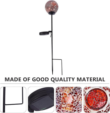 TOYANDONA Solar Lawn Lamp Waterproof Mosaic Solar Garden Light Outdoor Landscape Yard Path Light for Patio Decoration