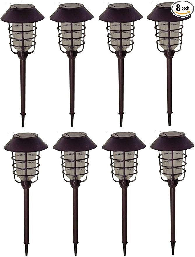 Smartyard Solar LED Pathway Lights - 8 pack