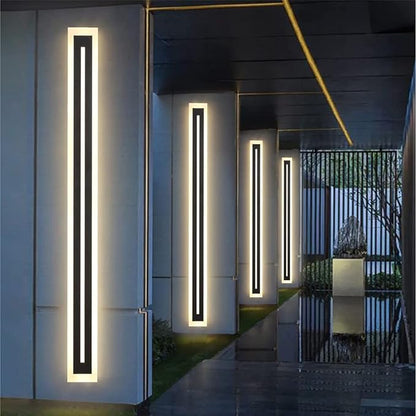 LED Long Wall Light Outdoor Wall Mounted Modern Lighting Fixture IP65 Waterproof Outdoor Wall Light, Suitable for Courtyard/Exterior Wall/Patio(Dimmable, 39.4inch)