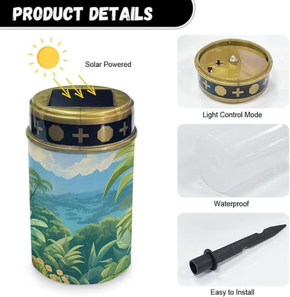 Outdoor Solar Pathway Lights,Leaves Solar Powered Walkway Lights, Waterproof Landscape Decorative Lighting for Garden Lawn Patio Yard Deck Driveway