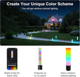 Outdoor Pathway Lights, Color Changing Walkway Lights, Waterproof Landscape Path Lights, APP/Control Box/Remote | Lumora