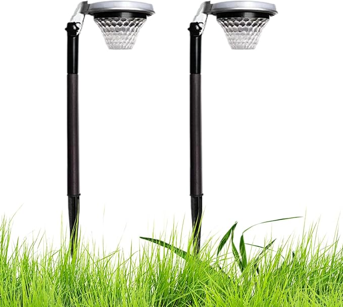 Solar Pathway Lights Outdoor | Solar Powered Waterproof Lighting | Landscape Lights - for Outdoor Garden Patio Yard Porch Gazebo Driveway Pathway Walkway Backyard