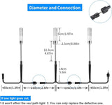 B-right 3PCS Extension Lights for Path Lights, Extendable Waterproof 0.8W 95 Lumens - Outdoor Lighting Accessory | Lumora
