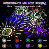 8Pack Solar Pathway Lights Outdoor, Color Changing+8 Fixed Color (Warm White, Cool White, Colored) Solar Lights | Lumora