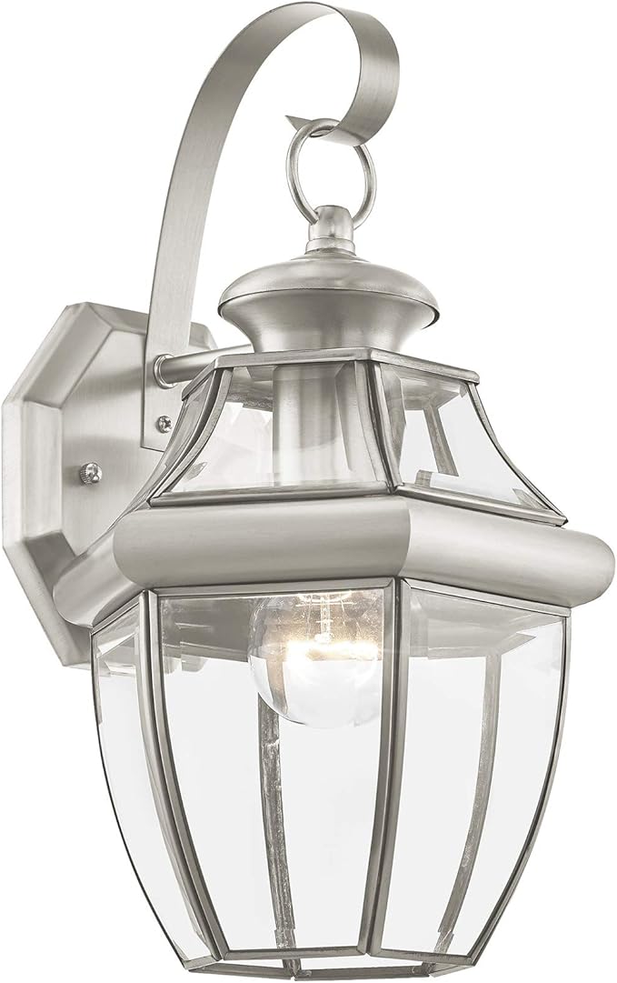 Livex Lighting 2151-03 Outdoor Lighting, 13" x 8.5" x 8.5", White | Lumora
