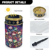 ZOUTAIRONG Skull Solar Light for Cemetery Grave 2 Pack Solar Garden Lights Cemetery Solar Lights for Grave Solar | Lumora
