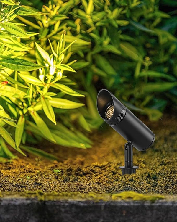 Outdoor Landscape Lighting, Low Voltage LED Adjustable Beam Spotlight(2700K), IP65 Waterproof, with Quick | Lumora