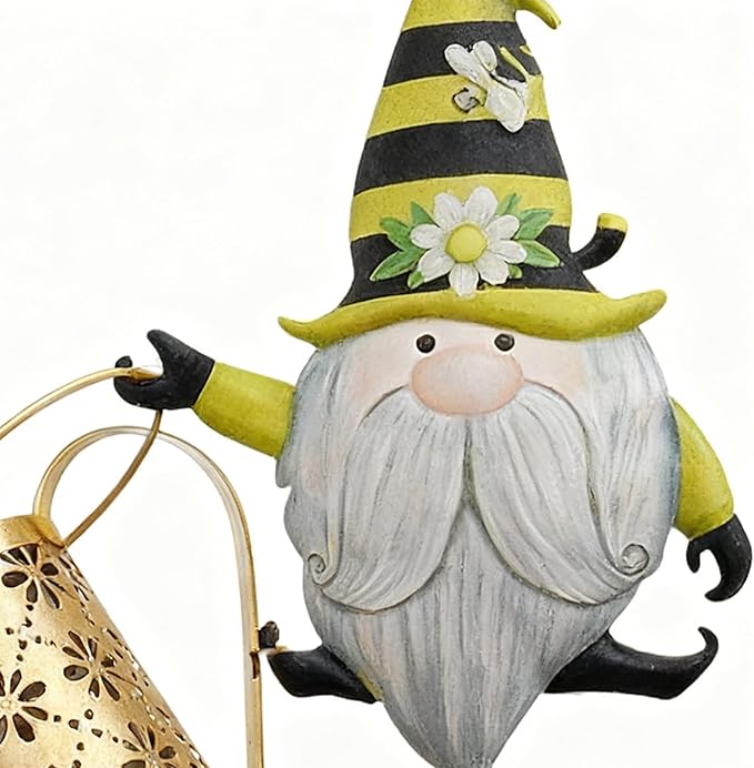 Christmas Solar Santa Kettle Lights - Gnome Theme Lighting in Kettle Shape - Christmas Lawn Decorative Lights | for Family Friends Path Garden Lawn Holiday Patio Snow