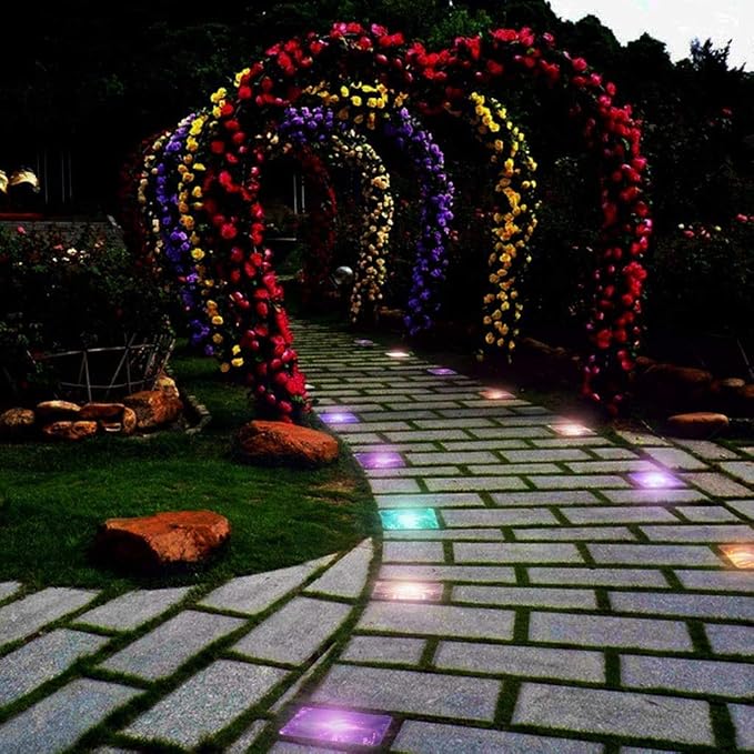 Solar Ice Cube Lights -LED Landscape Crystal Brick Light Waterproof for Outdoor Garden Patio Yard Lawn Pool Path | Lumora