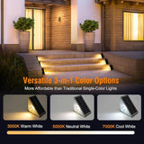 Solar Stair Lights Outdoor Waterproof, 3 in 1 Solar Step Lights for Outside, Dusk to Dawn Step Lights Solar | Lumora