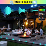 FVTLED LED Deck Lights Kit, 30pcs Φ1.22 WiFi Smart Phone Control Low Voltage Recessed RGBW Deck Lighting Waterproof | Lumora