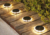 Ulalaza 2Pcs Solar Decking Lights RGB+ Changing Solar Step Lights Outdoor Waterproof Stair Lights for Fence, Deck | Lumora