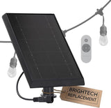 Brightech Ambience Pro Replacement Solar Panel - Compatible Only with Brightech Solar Powered Outdoor String Lights | Lumora