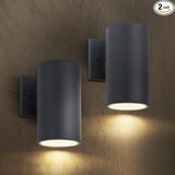 ASD 1 Light Outdoor Wall Light Fixture | 60W E26 Bulb Socket 120V ETL Cylinder Up Down Lights | | Lumora
