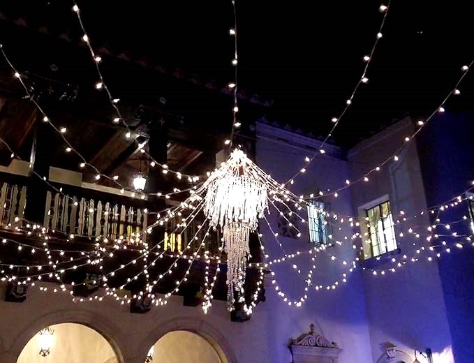 Novelty Lights 22 Feet 100 Bulb Incandescent Mini Light String, Clear with 2.5-Inch Spacing on White Wire, UL | Lumora