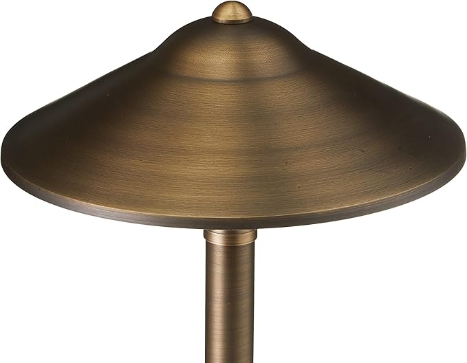 VOLT 12V Brass Max Spread LED Outdoor Path Light 4-Pack Expansion Kit (Bronze) for Low Voltage Landscape Lighting on Outdoor Pathway, Walkway, Garden, Driveway or Patio