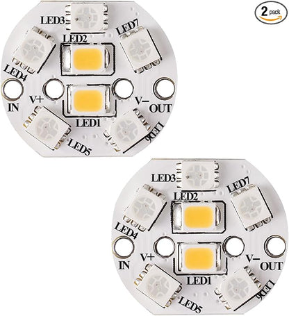 Gen3 Replacement LED Bulb Chips for RGB Color-Changing Outdoor String Lights – 2 Individual Chips