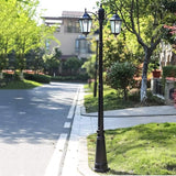 Lights Outdoor 2-Head European Creative Hexagon Streetlight Outdoor Waterproof Patio Landscape Lantern Edison E27 | Lumora
