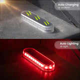 Honalia Solar Dock Driveway Lights Outdoor, RGB Color Changing Solar Powered Waterproof, Driveway Markers Concrete | Lumora