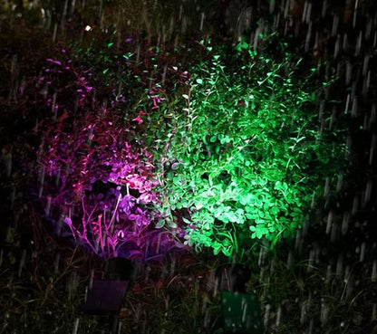 Ulalaza Solar Garden Lights Outdoor Color Changing Decorative Ball Solar Lights for Patio/Lawn/Yard/Path/Christmas