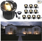 Gardenreet Solid Brass Well Light - LED 12V In-Ground All Weather Low Voltage Landscape Lighting, Replaceable Bulb | Lumora
