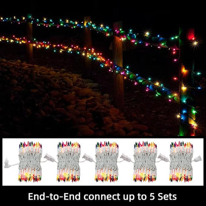 LAMPHOME Easter String Lights, 20FT 100 Count Incandescent Connectable Christmas Mini Lights, Waterproof Easter Decorations for Indoor Outdoor Patio Party Home Garden Yard Decor