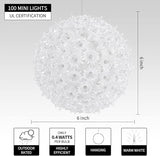 Brightown Outdoor Christmas Decorations-Starlight Sphere, Replaceable Bulbs with Add-On Plug, Lighted Sphere Balls | Lumora