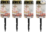 Fall for Jesus Cemetery Lights for Grave,Solar Garden Lights Solar Pathway Lights Outdoor Waterproof Garden Lights | Lumora