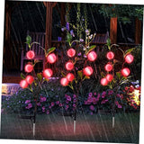 VICASKY 2pcs Solar Powered Shaped Lawn Light Led Garden Decoration for Outdoor Patio and Landscape Rechargeable | Lumora
