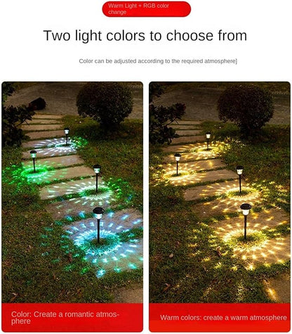 QUQUQ Solar Pathway Lights Bright Solar Path Lights Outside Waterproof Walkway Landscape Light Yard Patio Decor