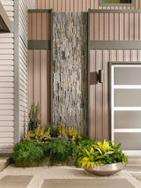 Kichler Cylinders 12" 2-Light Outdoor Cylinder Wall Sconce in Architectural Bronze, (12" H x 4.75" W), 9244AZ | Lumora