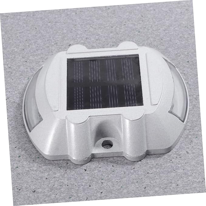 Gadpiparty 2pcs Solar Led Pathway Marker Light Dock Light for Outdoor Led Road for Garden Patio Stairs and Pathway Lighting