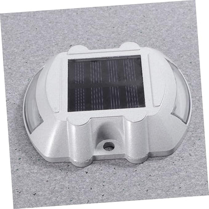Gadpiparty 2pcs Solar Led Pathway Marker Light Dock Light for Outdoor Led Road for Garden Patio Stairs and Pathway Lighting