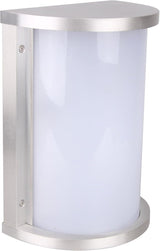 LIT-PaTH LED Bulkhead Light, Exterior Wall Light Fixture, 12.5W, 950 Lumen, 3000K Warm White, Aluminum, Outside | Lumora