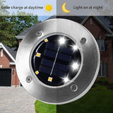 INCX Solar Lights for Outside, 4 Pack Solar Light Outdoor Waterproof, Garden Lights Landscape Lighting for Lawn | Lumora