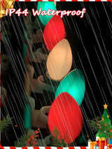 SUNSGNE C7 LED Christmas Lights Outdoor, 25ft Vintage Christmas String Lights with 27 Red Green White LED Bulbs(2 | Lumora