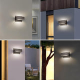 Outdoor Up Down Wall Lights LED Porch Wall Mount Lamp Modern Exterior Wall Sconce Light Fixture Waterproof Aluminum | Lumora