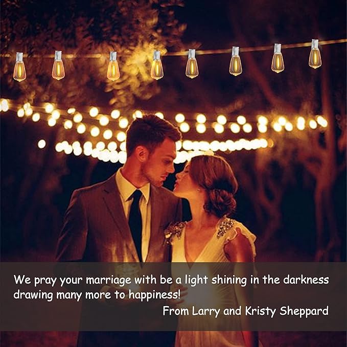 DAMAING Outdoor String Lights 50FT Waterproof,LED Patio Lights Dimmable with 27 Bright Shatterproof Retro | Lumora