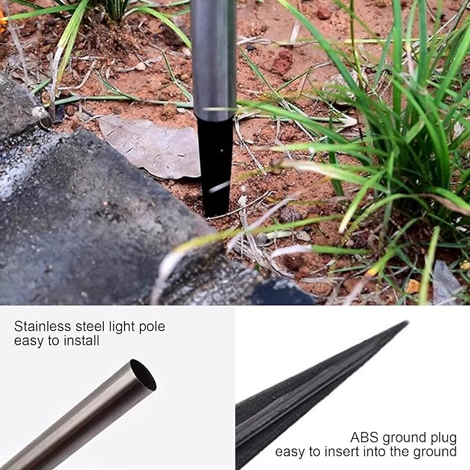 Solar Pathway Lights Waterproof, Landscape Lighting Solar Lamp Post Ligh for Driveway, Pathway, Patio | Lumora