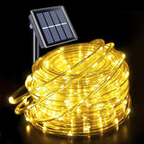 JMEXSUSS 200 LED Solar Rope Lights,66ft 8 Modes Solar Rope Lights Outdoor Waterproof LED Solar Powered Rope Tube | Lumora