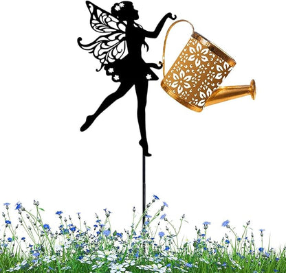 Solar Watering Can Lights | Rustproof LED Ambient Lighting - Outdoor LED Solar Powered Fairy Lights - for Yard Lawn Patio Porch Pathway Walkway Park Balcony Party Birthday Women Mom Grandma