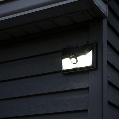 LitezAll 1500 Lumen Solar Night Light Outdoor – Solar Powered Motion Light for Deck, Garage - LED Lights Outdoor