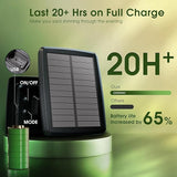 Solar Outdoor String Patio Bistro Lights, 25ft 27LED 3W G40 Bulbs, USB Rechargeable Portable Edison Café String | Lumora