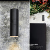 MS-61818 Waterproof up and Down Double Cylinder Wall Sconce Outdoor Wall Lamp Balcony Stair Exterior Corridor Wall | Lumora